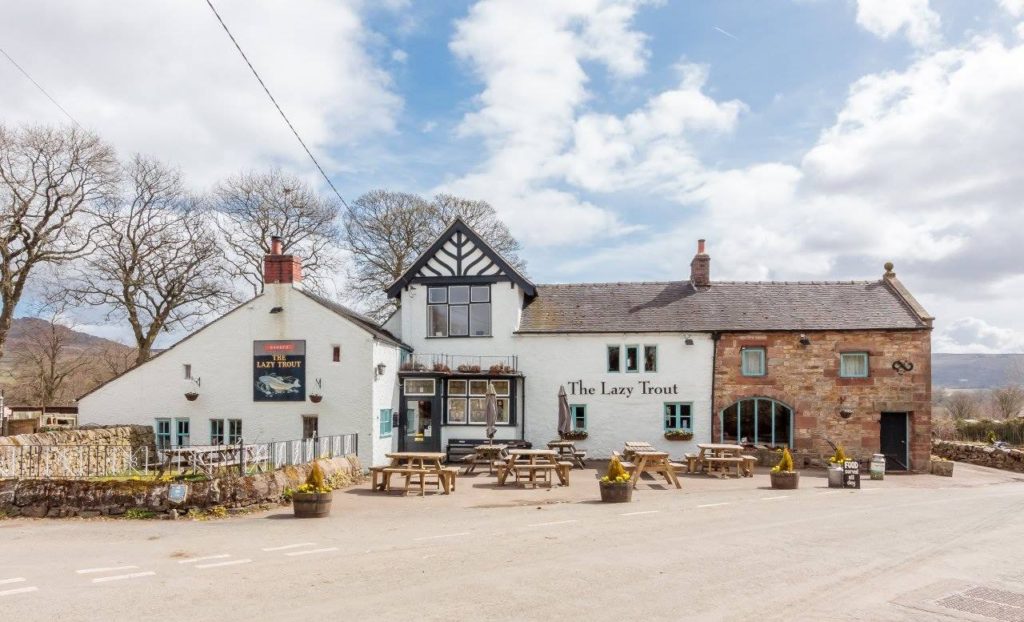 the lazy trout Peak District pubs activities roaches hall