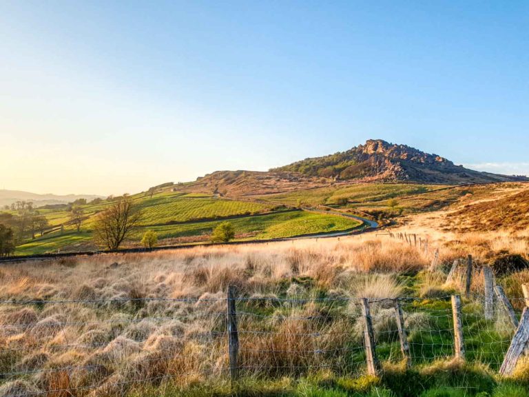 The Roaches ridge near Roaches Hall
