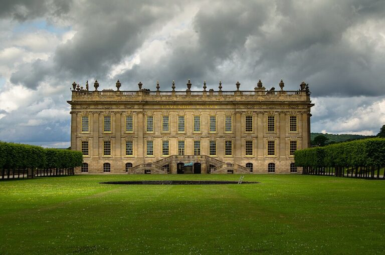 Chatsworth House near Roaches Hall, Peak District