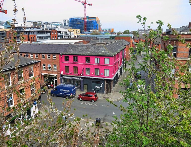Manchester's Northern Quarter near Roaches Hall, Peak District